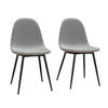 QUEER EYE CALVIN CHAIR VELVET GREY 2PK - N/A - N/A