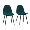 QUEER EYE CALVIN CHAIR VELVET GREEN 2PK - Green - N/A