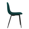 QUEER EYE CALVIN CHAIR VELVET GREEN 2PK - Green - N/A