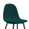 QUEER EYE CALVIN CHAIR VELVET GREEN 2PK - Green - N/A