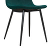 QUEER EYE CALVIN CHAIR VELVET GREEN 2PK - Green - N/A