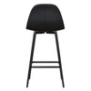 QUEER EYE CALVIN COUNTER STOOL PU BLACK - N/A - N/A