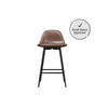 QUEER EYE CALVIN COUNTER STOOL PU CAMEL - Camel - N/A