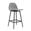 QUEER EYE CALVIN COUNTER STOOL GREY VELVET - Gray - N/A