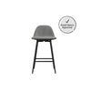 QUEER EYE CALVIN COUNTER STOOL GREY VELVET - Gray - N/A
