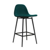 CALVIN COUNTER STOOL VELVET GREEN - Green - N/A