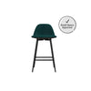 CALVIN COUNTER STOOL VELVET GREEN - Green - N/A