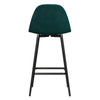 CALVIN COUNTER STOOL VELVET GREEN - Green - N/A