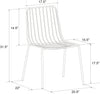 CADEN WIRE DINING CHAIR GOLD 2PK - Gold - N/A