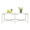 COSMOLIVING COCO COFFEE TRAY TABLE WHITE - White - N/A