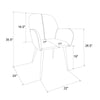 QUEER EYE FITZ ACCENT CHAIR VELVET GREY - Gray - N/A