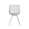COSMOLIVING ELLIS ACCENT/DINING CHAIR GREY METAL - Gray - N/A