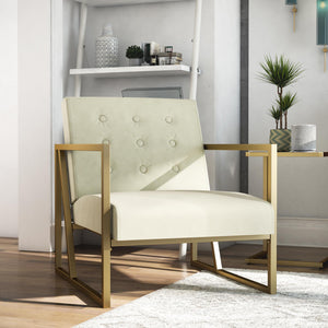 COSMOLIVING LEXINGTON CHAIR IVORY - Ivory - N/A