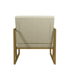 COSMOLIVING LEXINGTON CHAIR IVORY - Ivory - N/A