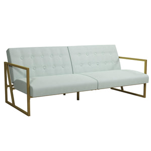 COSMOLIVING LEXINGTON MODERN FUTON BLEACHED TEAL - Teal - N/A