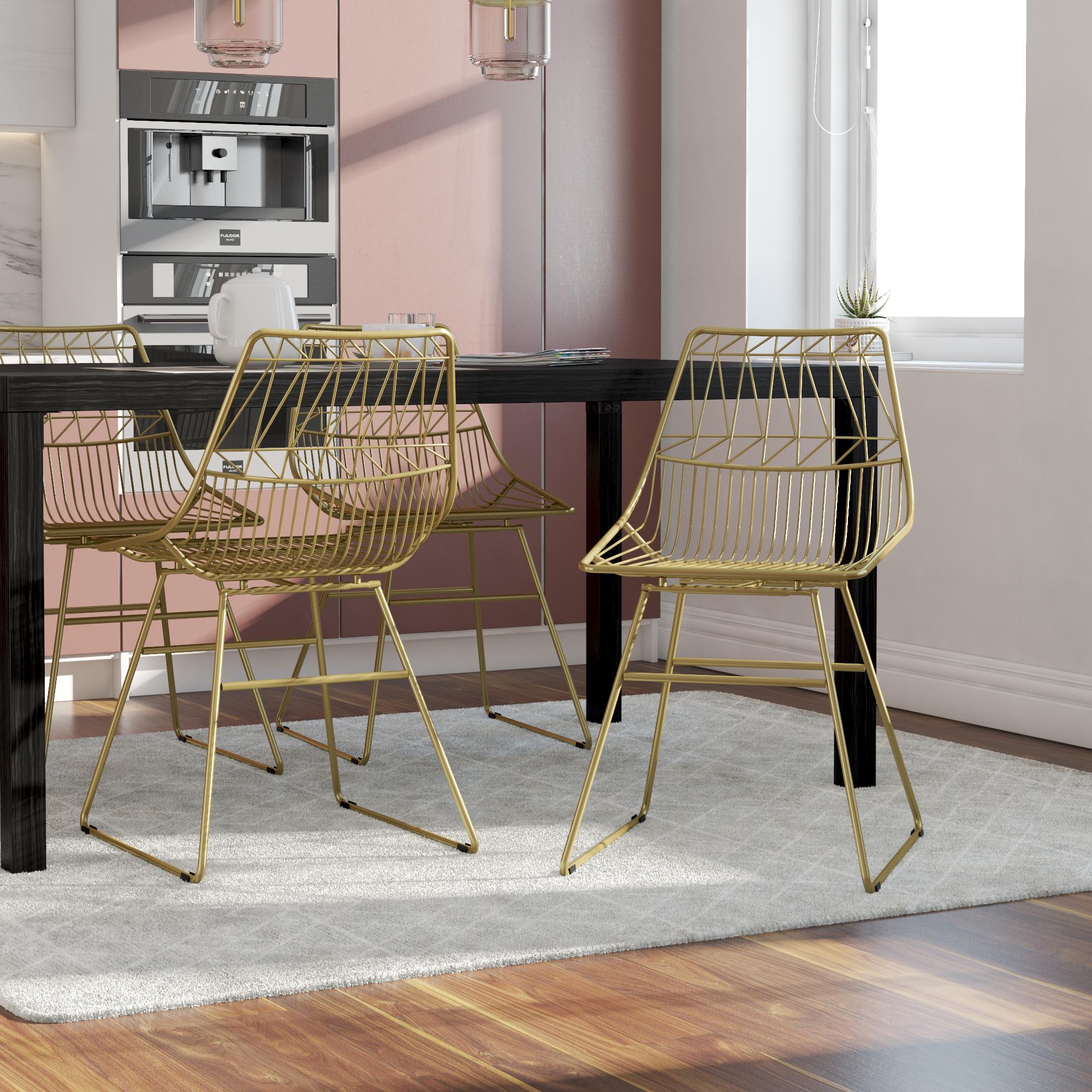 Astrid wire metal shop counter stool