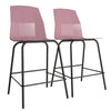 COSMOLIVING RILEY MOLDED COUNTER STOOL PINK - Pink - N/A