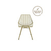 COSMOLIVING ELLIS ACCENT/DINING CHAIR GOLD METAL - Gold - N/A