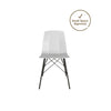 COSMOLIVING RILEY MOLDED DINING CHAIR GREY - Gray - N/A