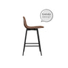 QUEER EYE CALVIN COUNTER STOOL PU CAMEL - Camel - N/A