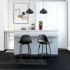 QUEER EYE CALVIN COUNTER STOOL PU BLACK - N/A - N/A