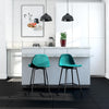 CALVIN COUNTER STOOL VELVET GREEN - Green - N/A