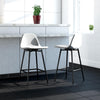 QUEER EYE CALVIN COUNTER STOOL GREY VELVET - Gray - N/A