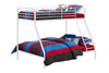 BUNK BED  SINGLE OVER DOUBLE WHITE