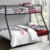 BUNK BED SINGLE OVER DOUBLE BLACK