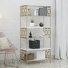 COSMOLIVING (US) Ella 5 Shelf Bookcase White