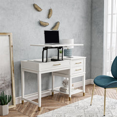 Home COSMOLIVING UK Westerleigh Lift Top Computer Desk White