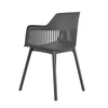 COSMOLIVING (US) Camelo Resin Dining Chairs 2PK Black