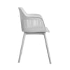 COSMOLIVING (US) Camelo Resin Dining Chairs 2PK Light Grey