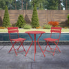 COSCO 3PC Bistro Set Red