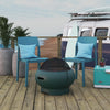 NOVOGRATZ (UK) Asher 22in Fire Pit Dark Green