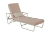 NOVOGRATZ (UK) Connie Outdoor Sun Lounger White and Rosewater