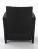 COSCO (UK) Malmo 4PC Patio Set Black with Grey Cushions