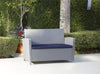 COSCO (US) 4 PC Malmo Patio Set w/cushions Navy/Grey