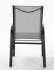 COSCO (UK) Paloma Patio Dining Chairs 6PK Dark Grey